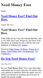 Mobile Screenshot of need-money-fast.net