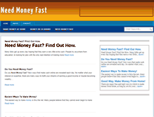 Tablet Screenshot of need-money-fast.net